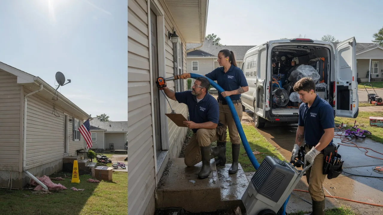 Ceiling Water Damage Restoration in Centralia, IL near me